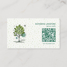 Tarjeta De Visita Marca personalizada de vivero Greenleaf 