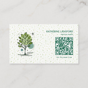 Tarjeta De Visita Marca personalizada de vivero Greenleaf