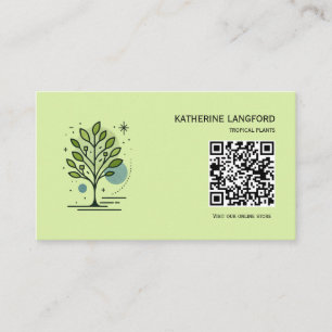 Tarjeta De Visita Marca personalizada de vivero Greenleaf