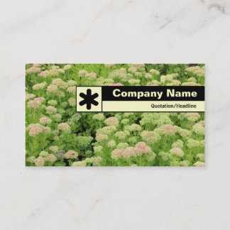 Tarjeta De Visita Marcador de borde - Sedum (Alegría de otoño)