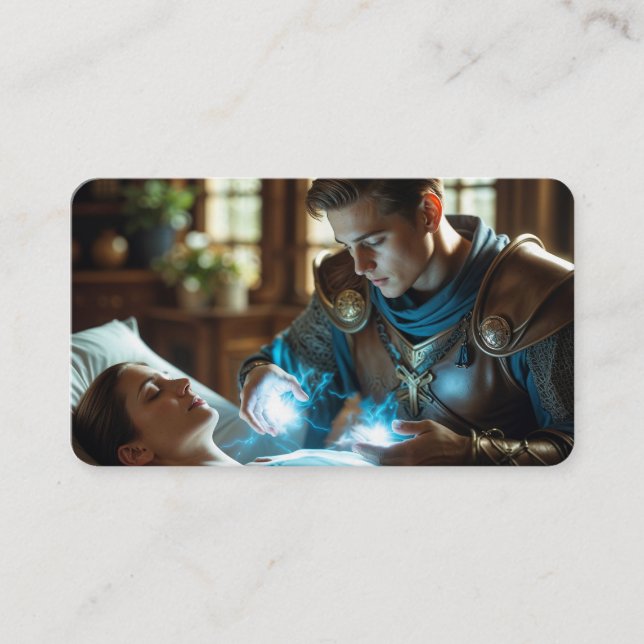 Tarjeta De Visita Marcador de contacto para curar (Anverso)