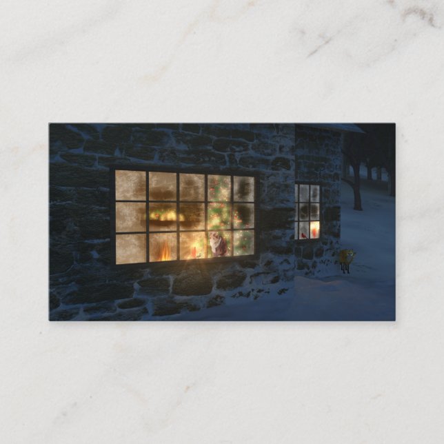 Tarjeta De Visita Marcadores de Navidades Cwm (Anverso)