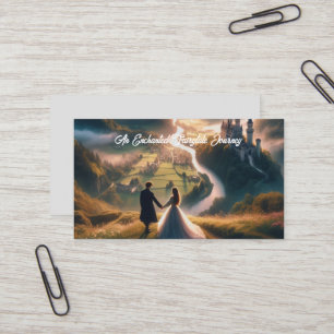 Tarjeta De Visita Marcapáginas de paseo de cuento de hadas encantado