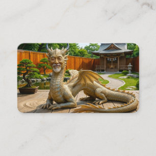 Tarjeta De Visita Marcapáginas del Dragón del Equilibrio