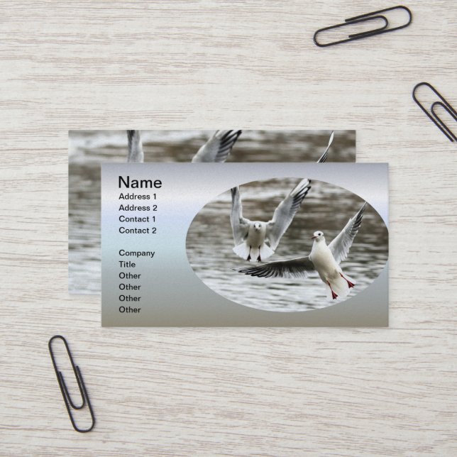 Tarjeta De Visita Marcas en vuelo (Anverso/Reverso In Situ)