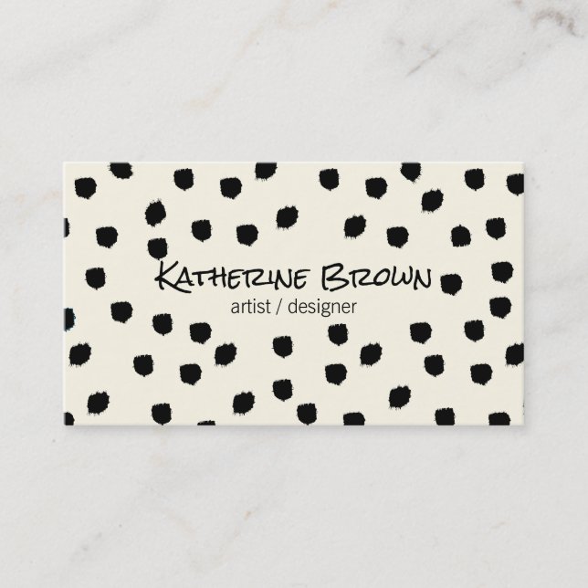 Tarjeta De Visita Marcas texturadas / expresivas