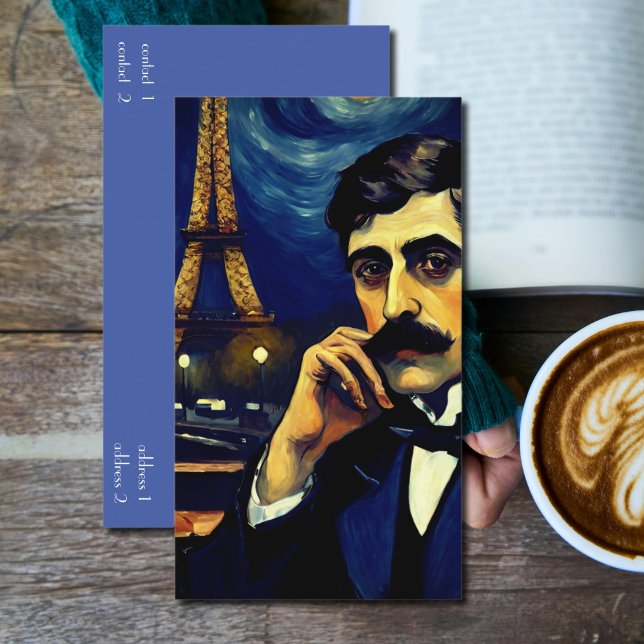 Tarjeta De Visita Marcel Proust en París - arte de fantasía (Subido por el creador)