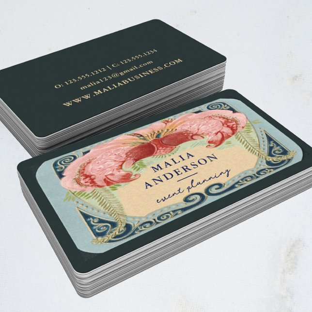 Tarjeta De Visita Marco Art Nouveau retro vintage (Subido por el creador)