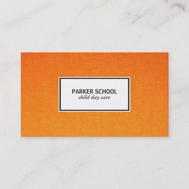 Tarjeta De Visita Marco blanco negro / degradado textil (Anverso)