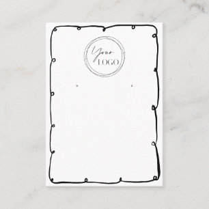 Tarjeta De Visita Marco caprichoso lindo Añadir el logotipo comercia