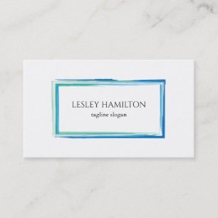 Tarjeta De Visita Marco de agua