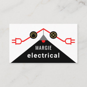 Tarjeta De Visita Marco de cableado de circuito de techo eléctrico