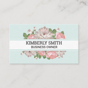 Tarjeta De Visita Marco de flor