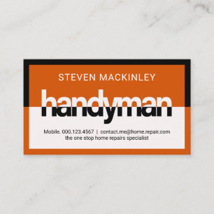 Tarjeta De Visita Marco de señaligen elegante para hombre habil