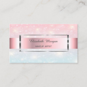 Tarjeta De Visita Marco Dorado Bokeh Elegante Moderno