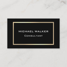 Marco dorado muy elegante profesional negro