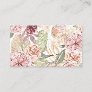 Tarjeta De Visita Marco floral