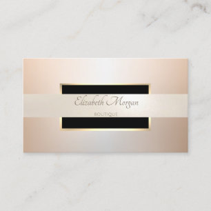 Tarjeta De Visita Marco Luminoso Profesional Moderno Elegante, Franj