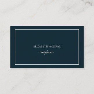 Tarjeta De Visita Marco Minimalista Simple Elegante Moderno