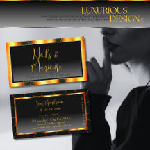 Marco Naranja casual negro degradado identidad de 