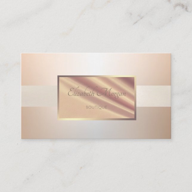 Tarjeta De Visita Marco Profesional Moderno Elegante (Anverso)