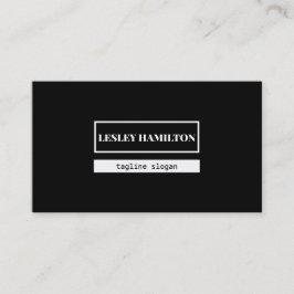 Tarjeta De Visita Marco recto