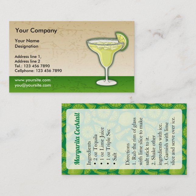 Tarjeta De Visita Margarita (Anverso / Reverso)