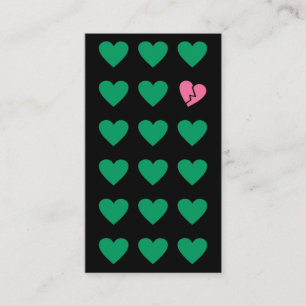 Tarjeta De Visita marginado de amor