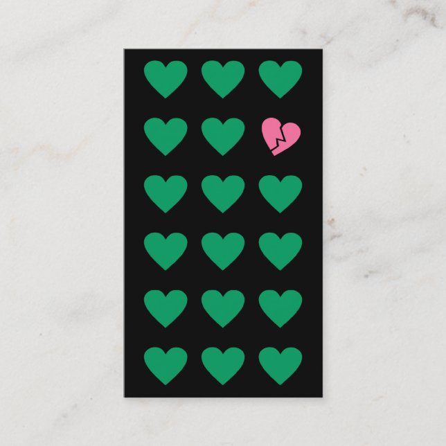 Tarjeta De Visita marginado de amor (Anverso)