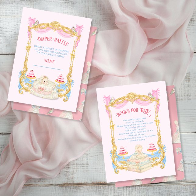 Tarjeta De Visita Marie Antoniette Let them eat cake Diaper Raffle (Subido por el creador)