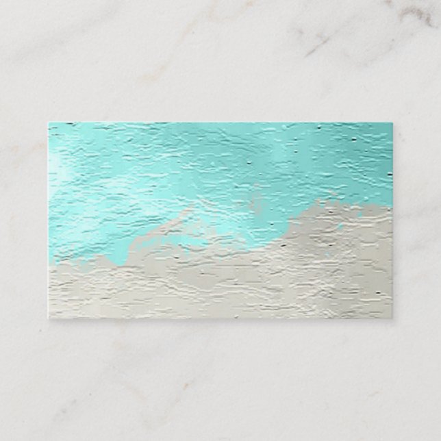 Tarjeta de visita marina de la pintura de la (Anverso)