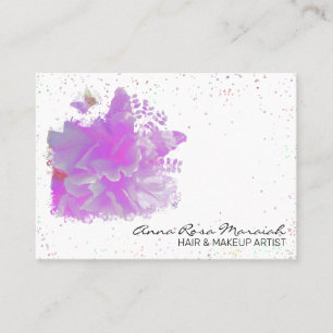 Tarjeta De Visita *~* Mariposa Art Poniente Rosa AR3