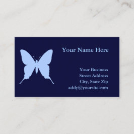 Tarjeta De Visita Mariposa Azul