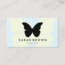 Mariposa Azul y Amarilla | Elegante Profesional