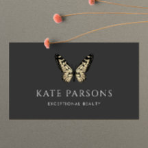 Mariposa clásica negra y dorada