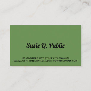 Tarjeta De Visita Mariposa de cola cruda