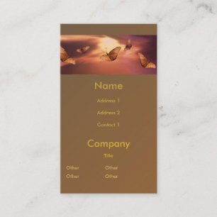 Tarjeta De Visita Mariposa de Julia