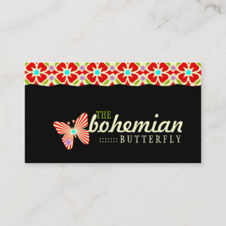 Tarjeta De Visita Mariposa del bohemio de la CROMATOGRAFÍA GASEOSA