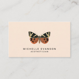 Tarjeta De Visita Mariposa minimalista Elegante Pastel