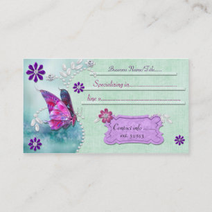 Tarjeta De Visita Mariposa mística 1 Jewita