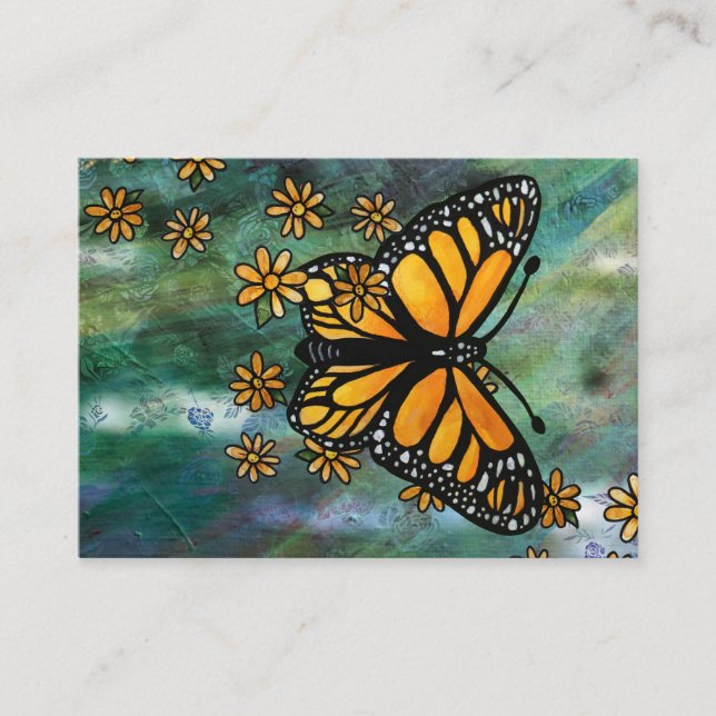 Tarjeta De Visita Mariposa Monarca (Anverso)