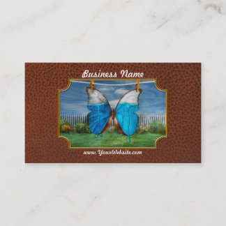 Tarjeta De Visita Mariposa - Morpho - Odio cuando se corren los colo