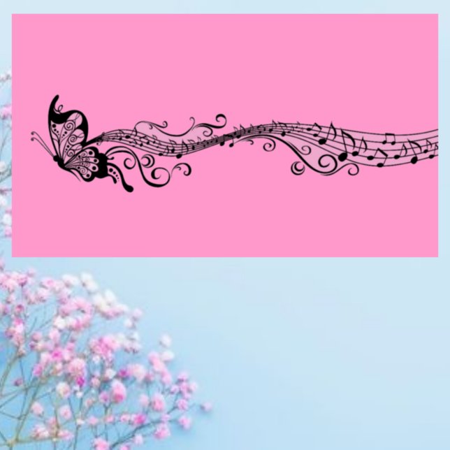 Tarjeta De Visita Mariposa musical (Subido por el creador)