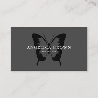 Tarjeta De Visita Mariposa negra