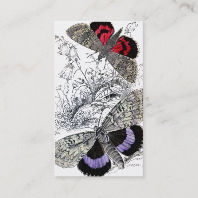 Tarjeta De Visita Mariposas (Anverso)