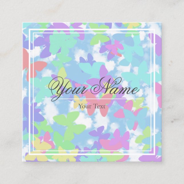 Tarjeta de Visita - Mariposas (Anverso)