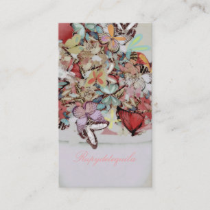 Tarjeta De Visita Mariposas Mariposa Victoriana