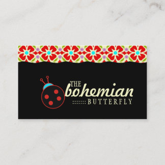 Tarjeta De Visita Mariquita bohemia de la CROMATOGRAFÍA GASEOSA el |