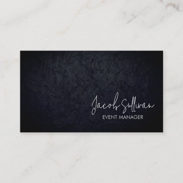 Tarjeta De Visita Marketing de promoción de Event Manager (Anverso)
