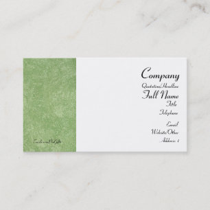 Tarjeta De Visita Marmarino Green Business Cards